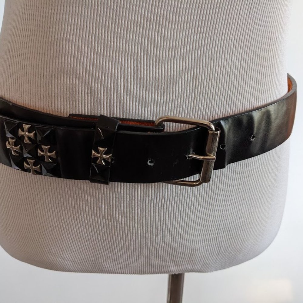 Gothic Black Women Belt, size 32